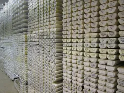 small section of refrigerated cores