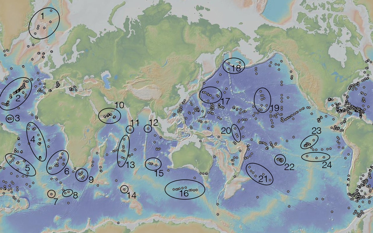 map of our dredge holdings