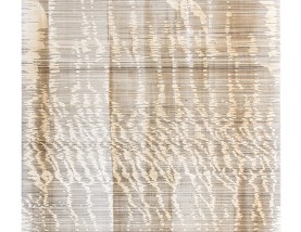 Legible Earth: Score 1.4, graphite and North Atlantic deep ocean sediment on paper, 24 x 18in