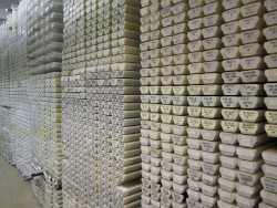 small section of refrigerated cores